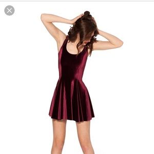 BlackMilk Maroon Velvet dress